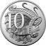 Australia 10 Cents Lyrebird 2019 KM# 65 10 SD coin reverse
