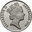 Australia 10 Dollars (Tasmania) KM# 153 ELIZABETH II AUSTRALIA 1991 RDM coin obverse