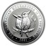Australia 10 Dollars The Australian Kookaburra 2001 KM# 446 THE AUSTRALIAN KOOKABURRA 10 OZ. 999 SILVER 2001 coin reverse