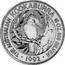 Australia 10 Dollars (The Australian Kookaburra) KM# 177 THE AUSTRALIAN KOOKABURRA 10 OZ. 999 SILVER 1992 P coin reverse