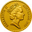 Australia 100 Dollars Kangaroo Paw Flower 1997 KM# 384 ELIZABETH II AUSTRALIA 1997 RDM coin obverse