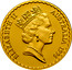 Australia 100 Dollars Tasmanian Blue Gum Flower 1996 KM# 333 ELIZABETH II AUSTRALIA 1996 RDM coin obverse