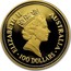 Australia 100 Dollars The Australian Nugget 1987 KM# 98 ELIZABETH II AUSTRALIA 100 DOLLARS RDM coin obverse