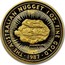 Australia 100 Dollars The Australian Nugget 1987 KM# 98 THE AUSTRALIAN NUGGET 1 OZ. FINE POSEIDON 1906 P SD 1987 coin reverse