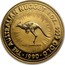 Australia 100 Dollars The Australian Nugget 1990 KM# 121 THE AUSTRALIAN NUGGET 1 OZ. 9999 GOLD RED KANGAROO *YEAR* coin reverse