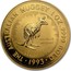 Australia 100 Dollars The Australian Nugget 1993 KM# 393 THE AUSTRALIAN NUGGET 1 OZ 9999 GOLD NAILTAILED WALLABY *YEAR* coin reverse