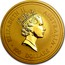 Australia 100 Dollars The Australian Nugget 1995 KM# 245 ELIZABETH II AUSTRALIA 100 DOLLARS RDM coin obverse