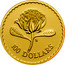 Australia 100 Dollars The Waratah Flower 1995 KM# 308 100 DOLLARS HH coin reverse