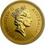 Australia 15 Dollars Nail-tailed Wallaby 1992 (ae) Proof KM# 390 ELIZABETH II AUSTRALIA 15 DOLLARS coin obverse