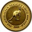 Australia 15 Dollars (The Australian Nugget) KM# 242 THE AUSTRALIAN NUGGET 1/10 OZ. 9999 GOLD *YEAR* coin reverse