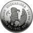 Australia 2 Dollars (The Australian Kookaburra) KM# 227 THE AUSTRALIAN KOOKABURRA 2 OZ.999 SILVER *YEAR* coin reverse
