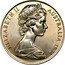 Australia 20 Cents Platypus 1974 Proof KM# 66 ELIZABETH II AUSTRALIA *YEAR* coin obverse