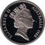 Australia 20 Cents Platypus 1989 KM# 82 ELIZABETH II AUSTRALIA *YEAR* RDM coin obverse