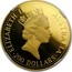 Australia 200 Dollars The Australian Nugget 1992 KM# 394 ELIZABETH II AUSTRALIA 200 DOLLARS RDM coin obverse