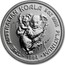 Australia 25 Dollars The Australian Koala 1994 KM# 251 THE AUSTRALIAN KOALA 1/4 OZ 9995 PLATINUM 1994 coin reverse