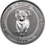 Australia 25 Dollars (The Australian Koala) KM# 109 THE AUSTRALIAN KOALA 1/4 OZ 9995 PLATINUM 1988 MT coin reverse