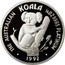 Australia 25 Dollars (The Australian Koala. Eagle Privy) KM# 193 THE AUSTRALIAN KOALA 1/4 OZ 9995 PLATINUM 1992 coin reverse