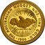 Australia 25 Dollars The Australian Nugget 1986 KM# 90 THE AUSTRALIAN NUGGET 1/4 OZ. FINE GOLD GOLDEN EAGLE 1931 P *YEAR* coin reverse