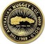 Australia 25 Dollars The Australian Nugget 1988 KM# 105 THE AUSTRALIAN NUGGET 1/4 OZ. FINE GOLD RUBY WELL 1913 P200 SD 1988 coin reverse