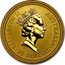 Australia 25 Dollars The Australian Nugget 1990 KM# 119 ELIZABETH II AUSTRALIA 25 DOLLARS RDM coin obverse