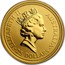 Australia 25 Dollars The Australian Nugget 1992 KM# 391 ELIZABETH II AUSTRALIA 25 DOLLARS RDM coin obverse