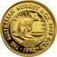 Australia 25 Dollars The Australian Nugget 1992 KM# 391 THE AUSTRALIAN NUGGET 1/4 OZ. 9999 GOLD NAILTAILED WALLABY *YEAR* coin reverse