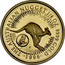 Australia 25 Dollars The Australian Nugget. Prospector Privy 1996 KM# 322 THE AUSTRALIAN NUGGET 1/4 OZ. 9999 GOLD 1996 P coin reverse