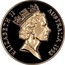 Australia 250 Dollars 40th Anniversary - Reign Princess Anne 1992 Proof KM# 206 ELIZABETH II AUSTRALIA 1992 coin obverse