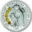 Australia 30 Dollars Kookaburra - USA State Quarters 1999 KM# 610 ELIZABETH II AUSTRALIA 30 DOLLARS IRB coin obverse