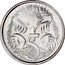 Australia 5 Cents Echidna 2011 KM# 401 5 SD coin reverse
