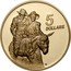 Australia 5 Dollars 75th ANZAC Anniversary 1990 KM# 134 5 DOLLARS coin reverse