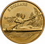 Australia 5 Dollars Canoe & Kayakin 2000 KM# 377 SYDNEY 2000 5 DOLLARS coin reverse