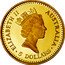Australia 5 Dollars The Australian Nugget 1990 KM# 140 ELIZABETH II AUSTRALIA 5 DOLLARS RDM coin obverse