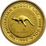 Australia 5 Dollars The Australian Nugget 1990 KM# 117 THE AUSTRALIAN NUGGET 1/20 OZ. 9999 GOLD RED KANGAROO *YEAR* coin reverse