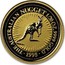 Australia 5 Dollars The Australian Nugget 1995 KM# 241 THE AUSTRALIAN NUGGET 1/20 OZ. 9999 GOLD *YEAR* P coin reverse