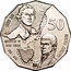 Australia 50 Cents (Bass & Flinders) KM# 364 GEORGE BASS MATTHEW FLINDERS DISCOVERY OF BASS STRAIT 1798-1998 50 coin reverse