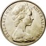 Australia 50 Cents Coat of Arms 1966 KM# 67 ELIZABETH II AUSTRALIA 1966 coin obverse