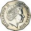 Australia 50 Cents Coat of Arms 2008 KM# 404 ELIZABETH II AUSTRALIA 1999 IRB coin obverse