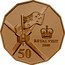 Australia 50 Cents Royal Visit 2000 KM# 437 ROYAL VISIT 2000 50 coin reverse