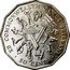Australia 50 Cents XII Commonwealth Games in Brisbane 1982 Proof KM# 74 XII COMMONWEALTH GAMES BRISBANE 50 CENTS coin reverse