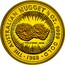 Australia 50 Dollars The Australian Nugget 1988 KM# 106 THE AUSTRALIAN NUGGET 1/2 OZ. FINE GOLD WELCOME 1858 P200 1988 coin reverse