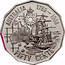 Australia Fifty Cents (1788 - 1988 Bicentenary of Australia) KM# 99a AUSTRALIA 1788 - 1988 FIFTY CENTS NEW HOLLAND W E S coin reverse