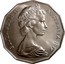 Australia Fifty Cents Australian Explorers - James Cook 1970 KM# 69 ELIZABETH II AUSTRALIA 1970 coin obverse