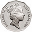 Australia Fifty Cents Captain Cook 1989 KM# 127 ELIZABETH II AUSTRALIA 1989 RDM coin obverse
