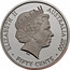 Australia Fifty Cents Masterpieces in Silver - Twentieth Century Monarchs 2000 KM# 499 ELIZABETH II AUSTRALIA 2000 FIFTY CENTS IRB coin obverse