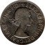 Australia Florin Coat of Arms 1961 (m) KM# 60 ELIZABETH II DEI GRATIA REGINA F D coin obverse