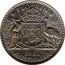Australia Florin Coat of Arms 1961 (m) KM# 60 FLO RIN K G 1956 AUSTRALIA coin reverse