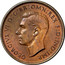 Australia Half Penny Kangaroo 1939 KM# 41 GEORGIVS VI D:G:BR:OMN:REX F:D:IND:IMP. coin obverse