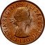 Australia Half Penny Kangaroo 1954 (p) KM# 49 + ELIZABETH ∙ II ∙ DEI ∙ GRATIA ∙ REGINA coin obverse