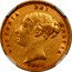Australia Half Sovereign Victoria 1886 S KM# 5 VICTORIA DEI GRATIA *YEAR* coin obverse